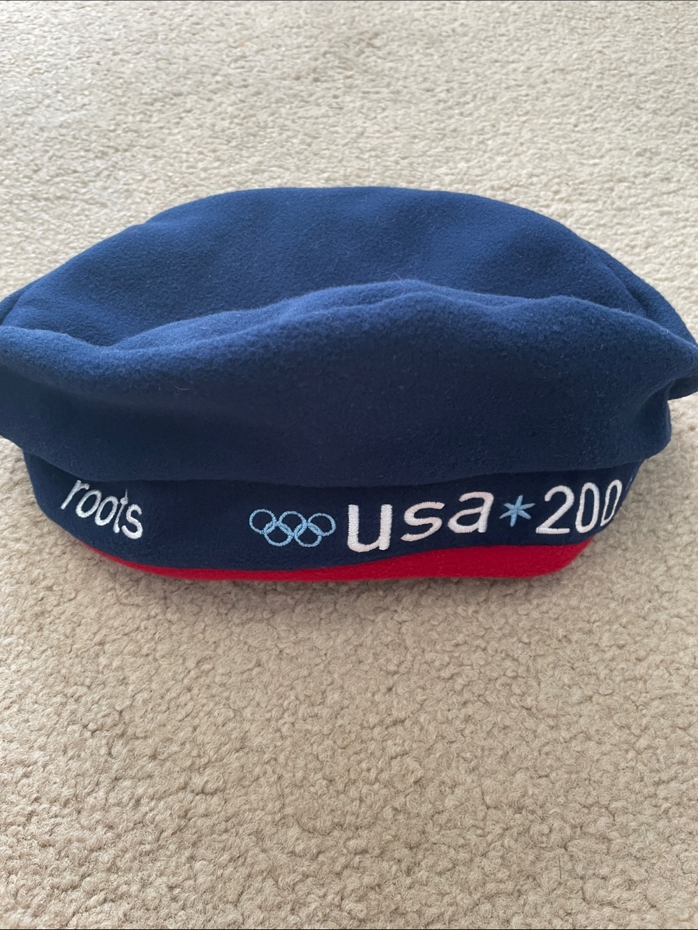 Roots Olympic 2002 USA Fleece Cap